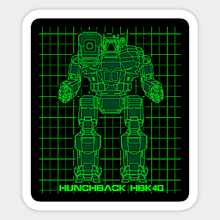 Hunchback mech Sticker